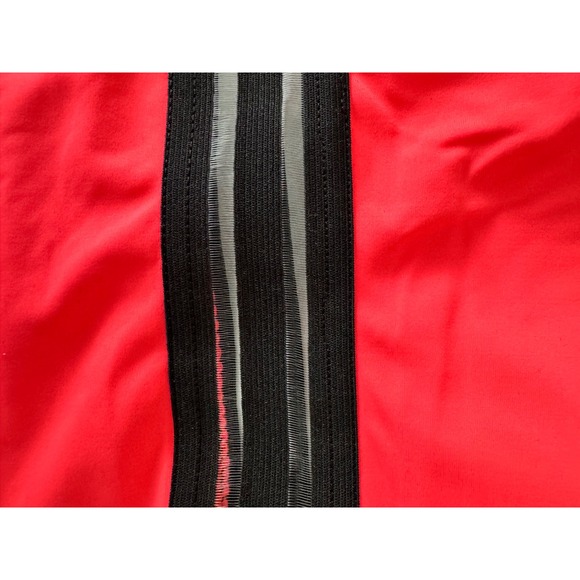 Emme Jordan One Piece Swimsuit Criss Cross Neon Pink Black Mesh Size S - Picture 5 of 5